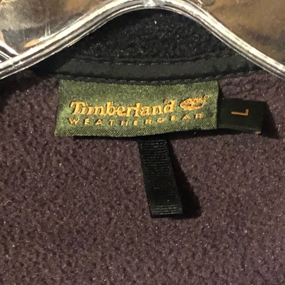 Timberland Fleece Sweater Full Zipper Size L. - Picture 3 of 3